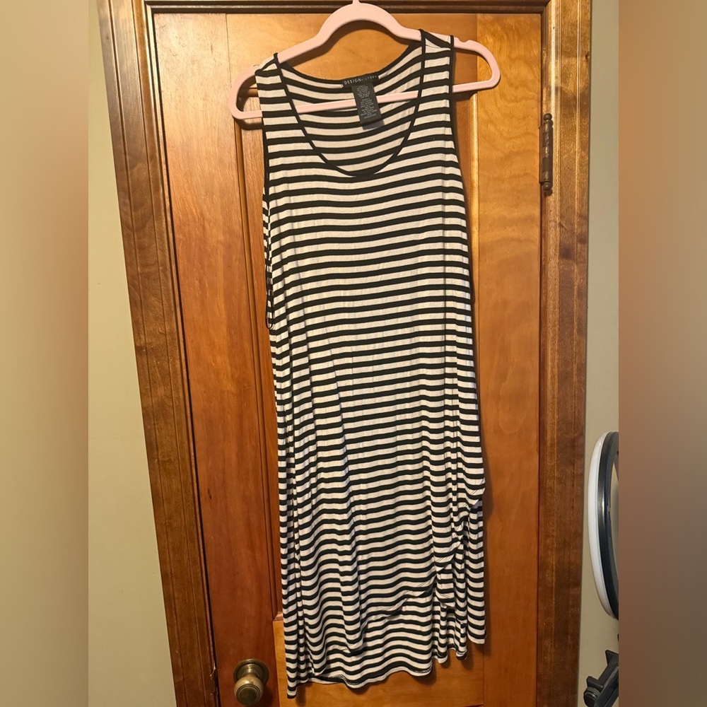 Design History Striped Sleeveless Maxi Dress
